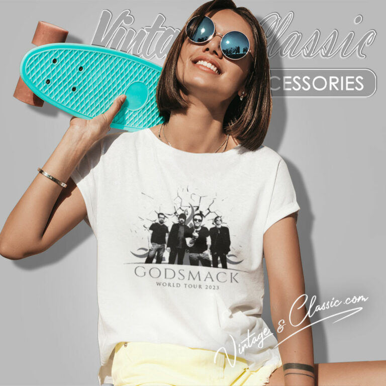 Godsmack World Tour 2023 Women T Shirt Godsmack World Tour 2023 Women T Shirt