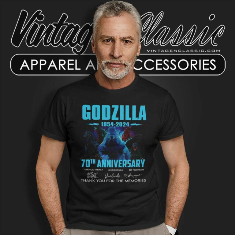 Godzilla 1954 2024 Anniversary Thank You For The Memories T Shirt Godzilla 1954 2024 Anniversary Thank You For The Memories T Shirt