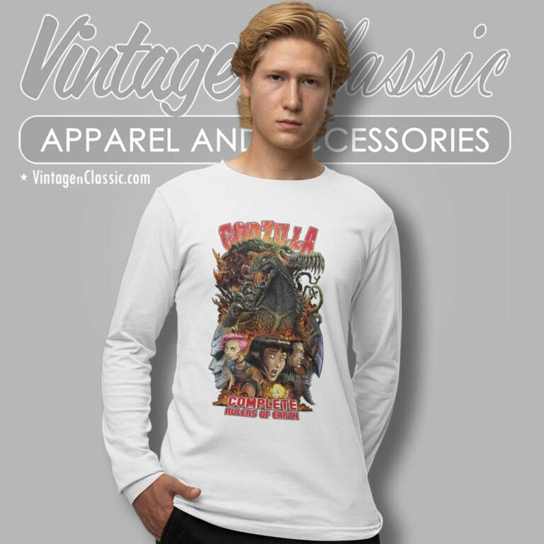 Godzilla Complete Rulers Of Earth Long Sleeve Tee Godzilla Complete Rulers Of Earth Long Sleeve Tee