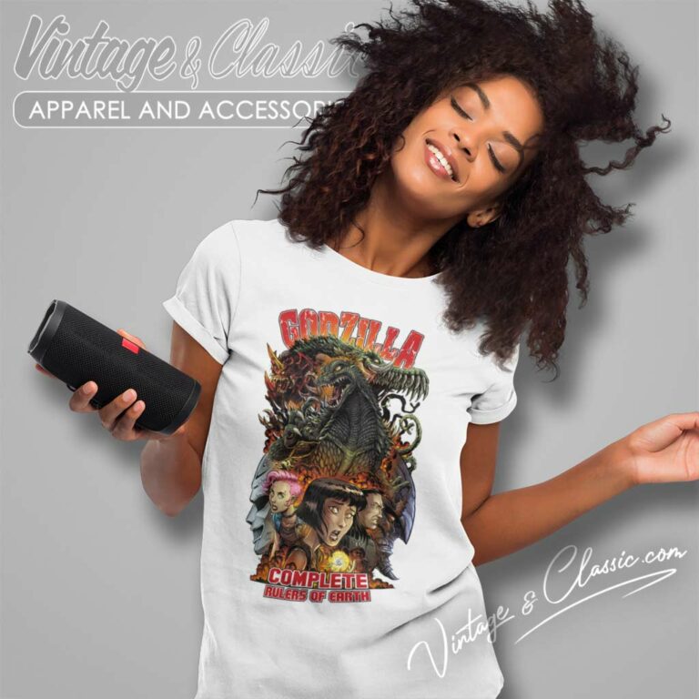 Godzilla Complete Rulers Of Earth Women TShirt Godzilla Complete Rulers Of Earth Women TShirt