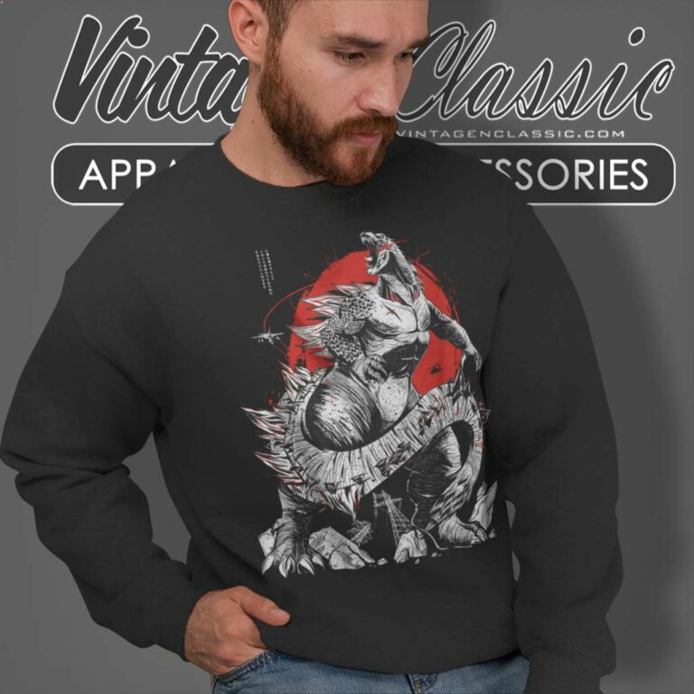 Godzilla Kaiju Sweatshirt Godzilla Kaiju Sweatshirt
