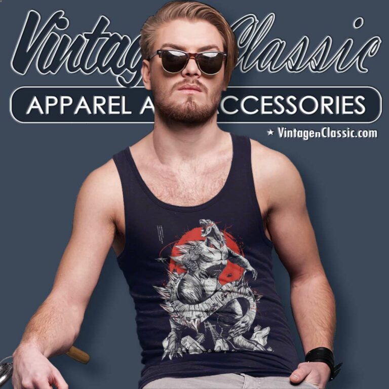 Godzilla Kaiju Tank Top Racerback Godzilla Kaiju Tank Top Racerback