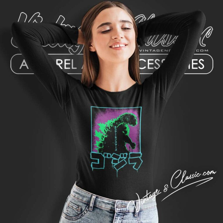 Godzilla King Of Monsters Long Sleeve Tee Godzilla King Of Monsters Long Sleeve Tee