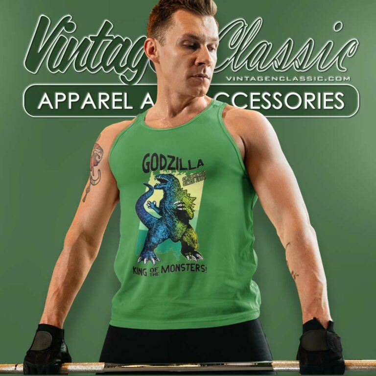 Godzilla King Of The Monsters Tank Top Racerback Godzilla King Of The Monsters Tank Top Racerback