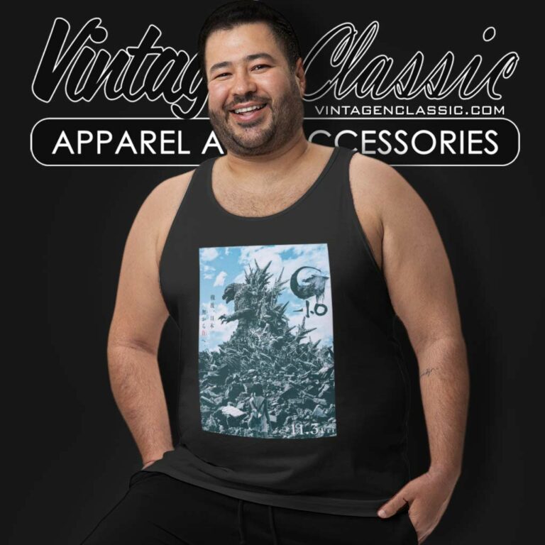 Godzilla Minus One 1954 Shirt Gift For Fan Tank Top Racerback Godzilla Minus One 1954 Shirt Gift For Fan Tank Top Racerback