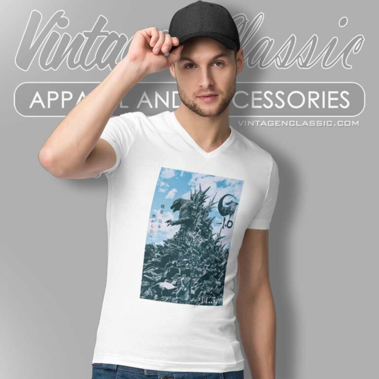 Godzilla Minus One 1954 Shirt Gift For Fan V Neck TShirt Godzilla Minus One 1954 Shirt Gift For Fan V Neck TShirt