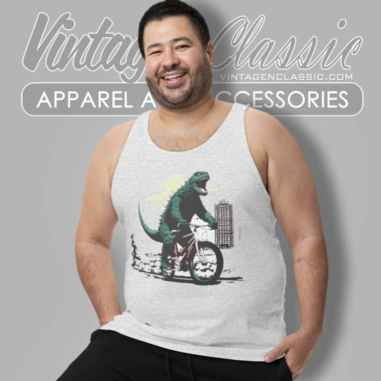 Godzilla Minus One Bike Lover Shirt Funny Tank Top Racerback Godzilla Minus One Bike Lover Shirt Funny Tank Top Racerback