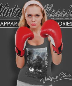 Godzilla Minus One Black And White Poster Shirt 5 Godzilla Minus One Black And White Poster Tank Top Racerback