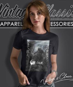 Godzilla Minus One Black And White Poster Shirt 6 Godzilla Minus One Black And White Poster Women TShirt