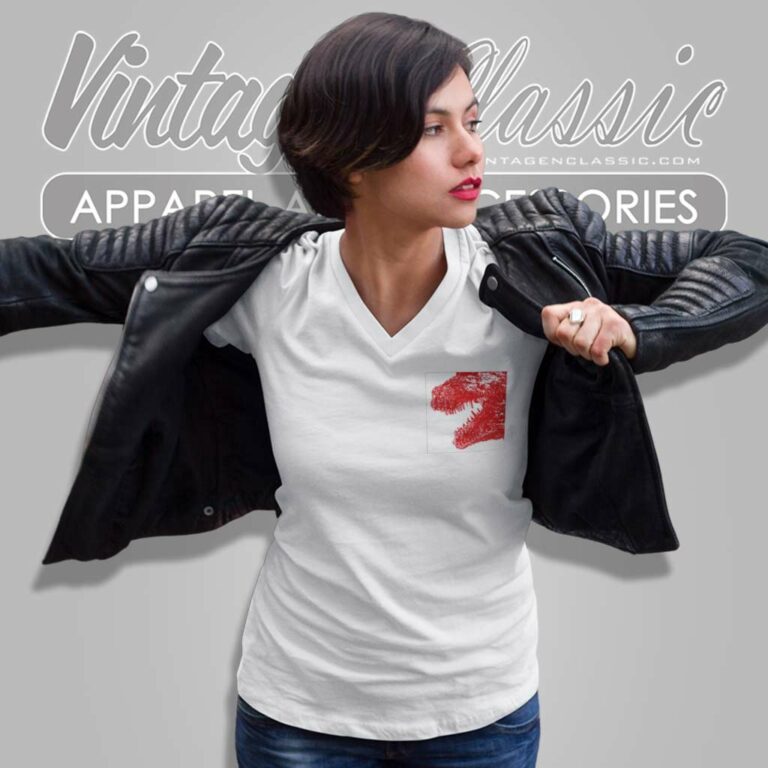 Godzilla Minus One Dorsal Fin Shirt Red V Neck TShirt Godzilla Minus One Dorsal Fin Shirt Red V Neck TShirt