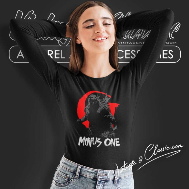 Godzilla Minus One Movie Long Sleeve Tee Godzilla Minus One Movie Long Sleeve Tee