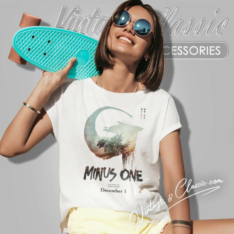 Godzilla Minus One Movie Poster 2023 Women TShirt Godzilla Minus One Movie Poster 2023 Women TShirt