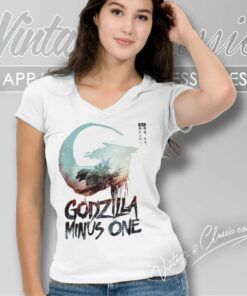 Godzilla Minus One Poster V Neck TShirt