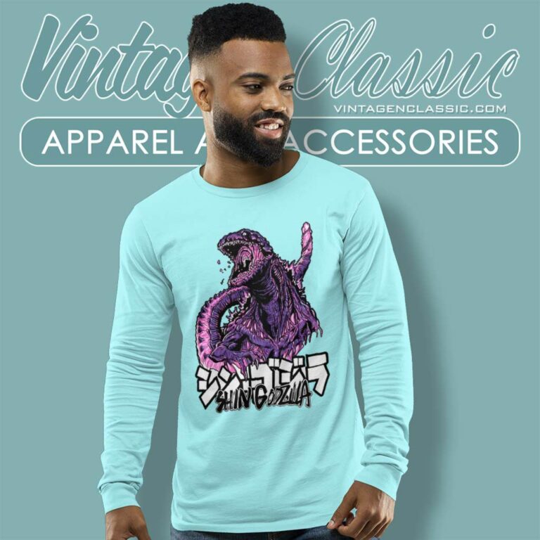Godzilla Minus One Shin Godzilla Shirt Catastrophic Long Sleeve Tee Godzilla Minus One Shin Godzilla Shirt Catastrophic Long Sleeve Tee