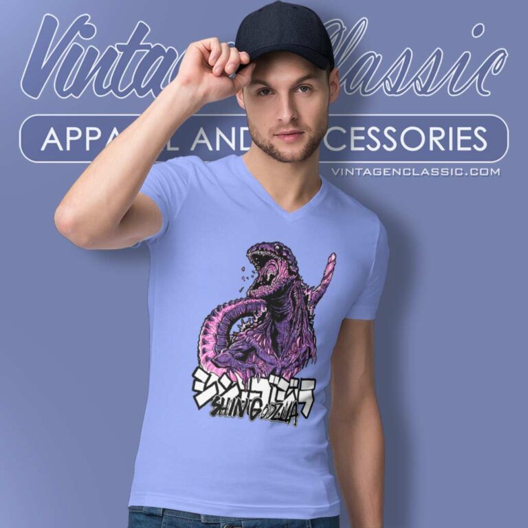 Godzilla Minus One Shin Godzilla Shirt Catastrophic V Neck TShirt Godzilla Minus One Shin Godzilla Shirt Catastrophic V Neck TShirt