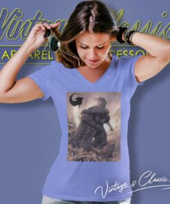 Godzilla Minus One Shirt Gift For Fan V Neck TShirt