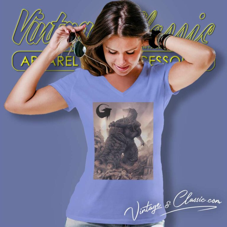 Godzilla Minus One Shirt Gift For Fan V Neck TShirt Godzilla Minus One Shirt Gift For Fan V Neck TShirt