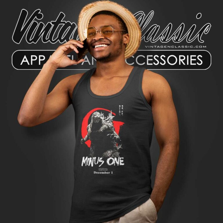 Godzilla Minus One Shirt Godzilla Gift For Fans Tank Top Racerback Godzilla Minus One Shirt Godzilla Gift For Fans Tank Top Racerback