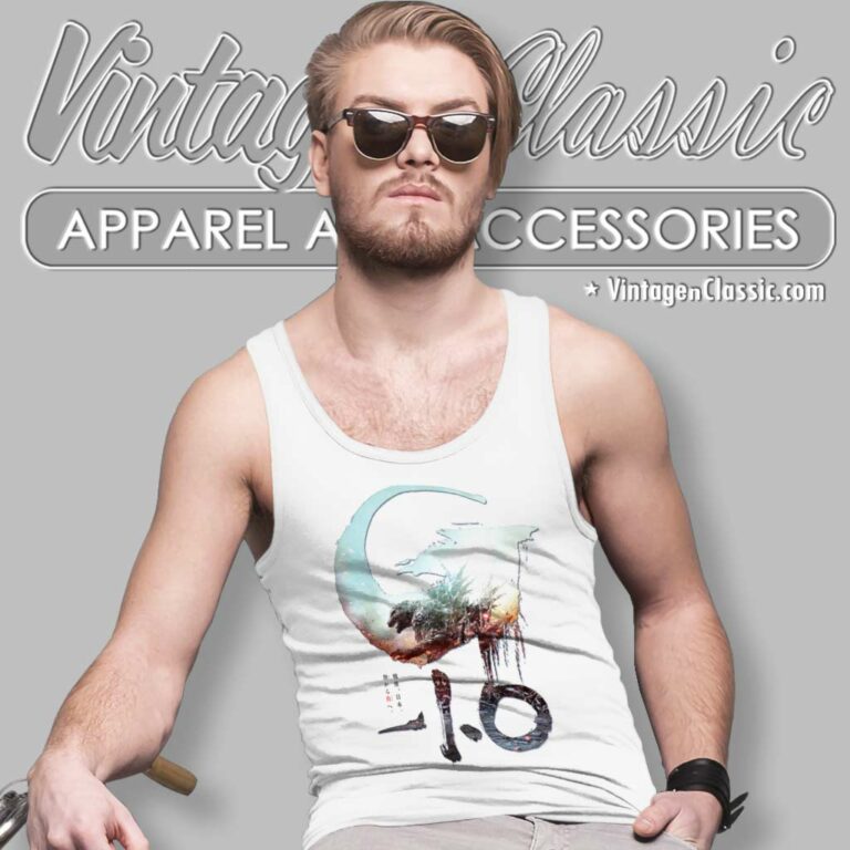 Godzilla Minus One Shirt Japanese Poster Tank Top Racerback Godzilla Minus One Shirt Japanese Poster Tank Top Racerback