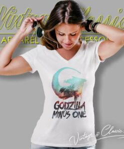 Godzilla Minus One Shirt King Of The Monsters Movie V Neck TShirt 1