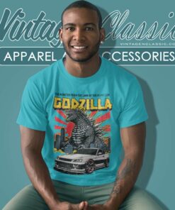 Godzilla Minus One Shirt Vintage Godzilla And Car 4 Godzilla Minus One Shirt Vintage Godzilla And Car T Shirt 1