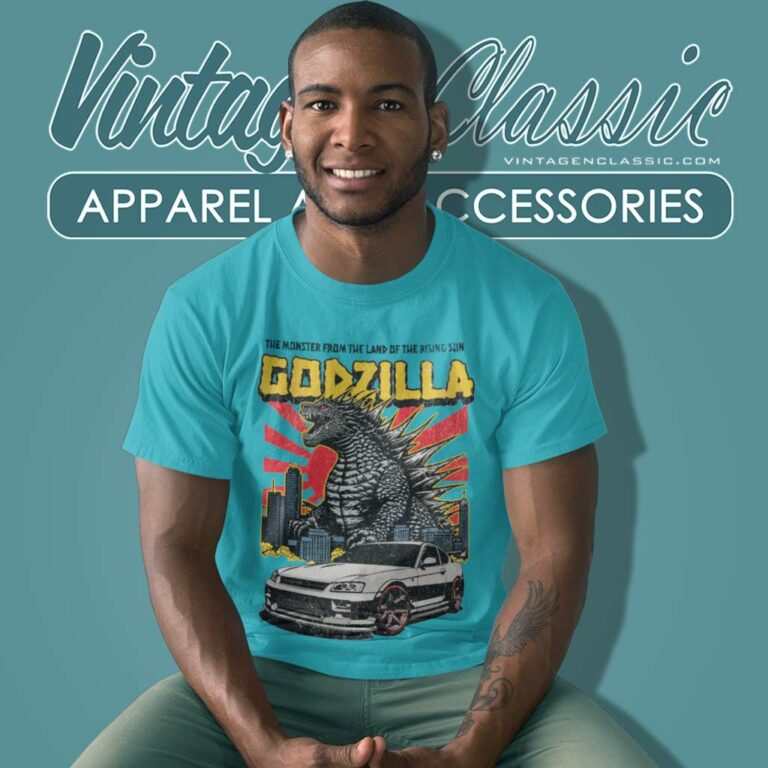 Godzilla Minus One Shirt Vintage Godzilla And Car T Shirt 1 Godzilla Minus One Shirt Vintage Godzilla And Car T Shirt 1