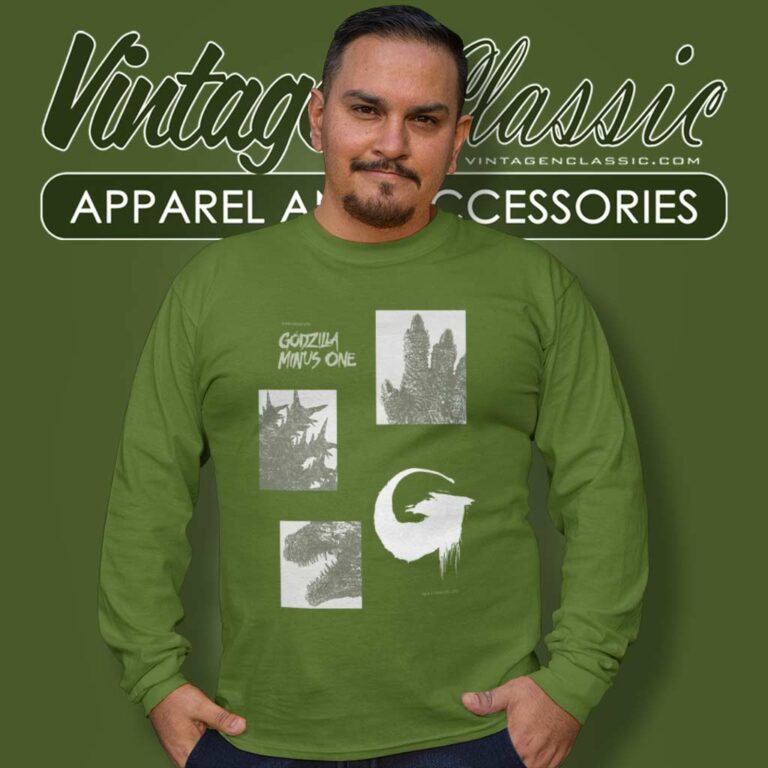 Godzilla Minus One Spiked Long Sleeve Tee Godzilla Minus One Spiked Long Sleeve Tee