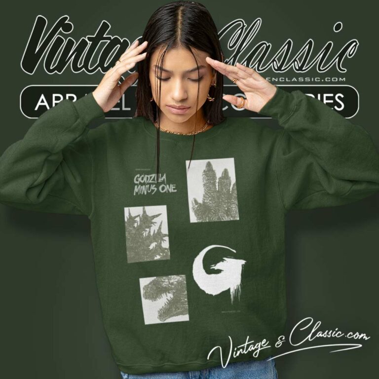 Godzilla Minus One Spiked Sweatshirt Godzilla Minus One Spiked Sweatshirt