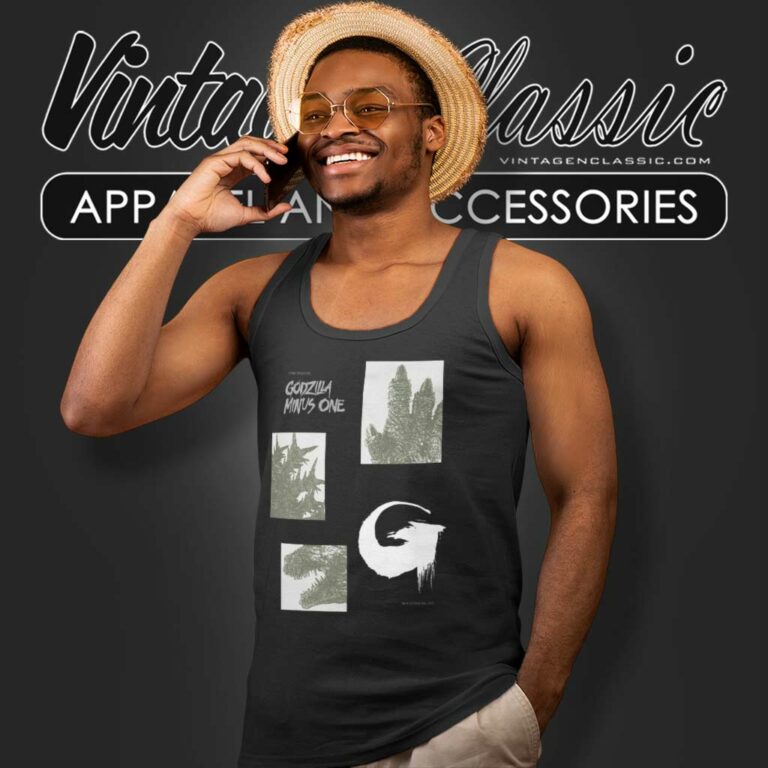 Godzilla Minus One Spiked Tank Top Racerback Godzilla Minus One Spiked Tank Top Racerback