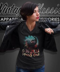 Godzilla Movie 2023 Shirt Godzilla Minus One V Neck TShirt