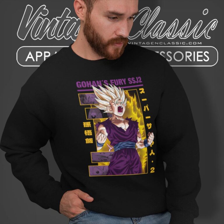 Gohans Fury Ssj12 Sweatshirt Gohans Fury Ssj12 Sweatshirt