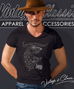 Gojira Horns V Neck TShirt