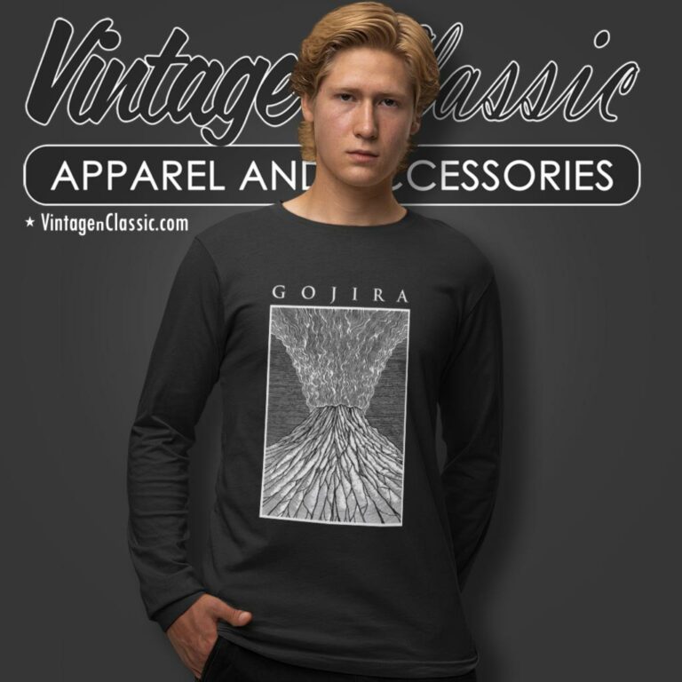 Gojira Magma Sketch Long Sleeve Tee Gojira Magma Sketch Long Sleeve Tee