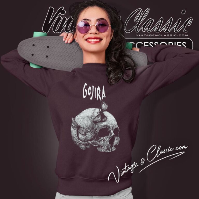 Gojira Moth Skull Sweatshirt Gojira Moth Skull Sweatshirt