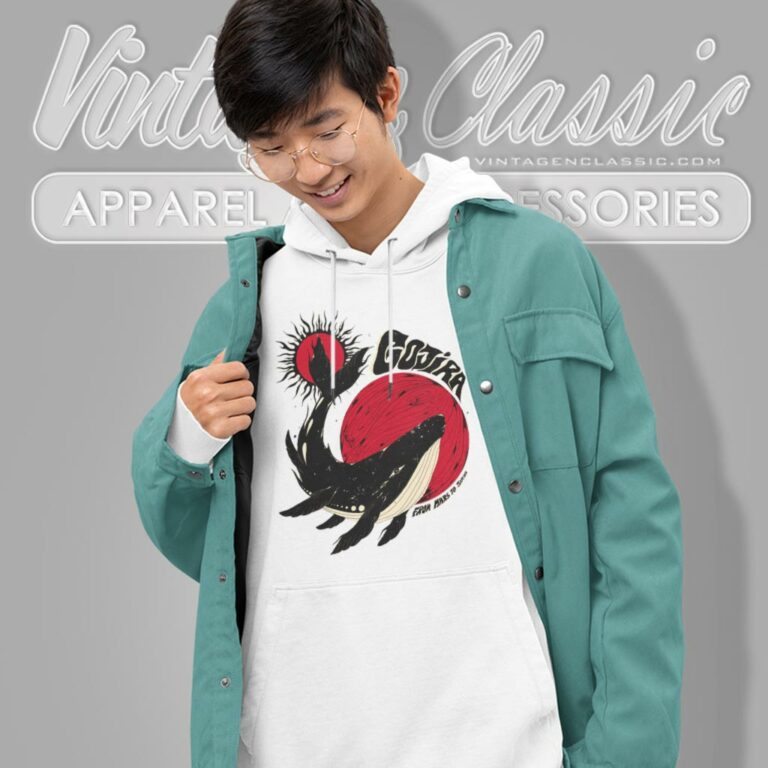 Gojira Shirt Whale Sun Moon Hoodie Gojira Shirt Whale Sun Moon Hoodie