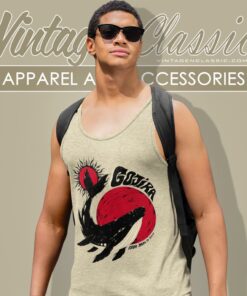 Gojira Shirt Whale Sun Moon Tank Top Racerback