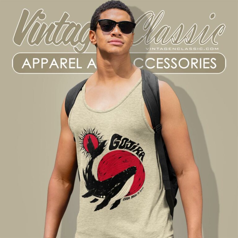 Gojira Shirt Whale Sun Moon Tank Top Racerback Gojira Shirt Whale Sun Moon Tank Top Racerback