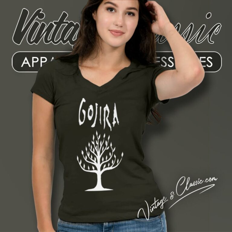 Gojira Terra Incognita V Neck TShirt Gojira Terra Incognita V Neck TShirt