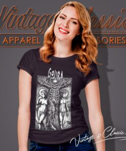 Gojira Tree Skelly Shirt 6 Gojira Tree Skelly Women T Shirt