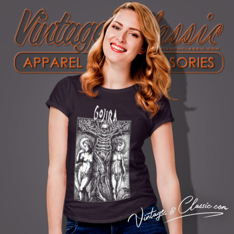 Gojira Tree Skelly Women T Shirt Gojira Tree Skelly Women T Shirt