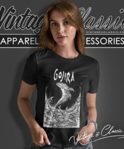 Gojira Woodblock Whales Women T Shirt
