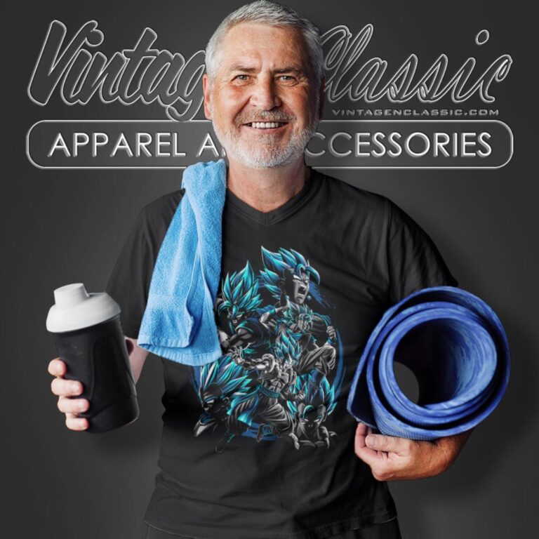 Goku And Vegeta Vegito V Neck TShirt Goku And Vegeta Vegito V Neck TShirt