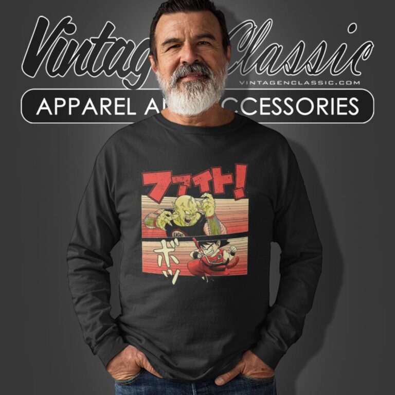 Goku Vs Piccolo Dragon Ball Z Long Sleeve Tee Goku Vs Piccolo Dragon Ball Z Long Sleeve Tee