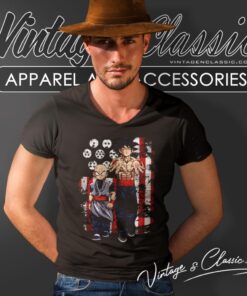 Goku X Krillin Gangster Dragon Ball Z V Neck TShirt