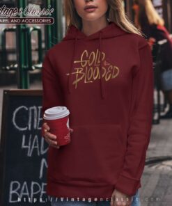 Gold Blooded Logo Shirt 2023 Nba Playoffs Hoodie