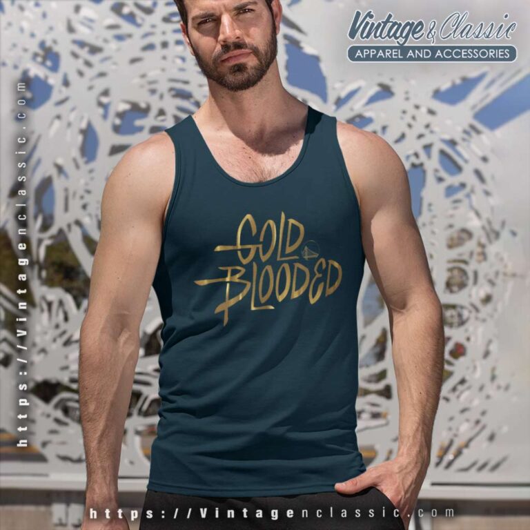 Gold Blooded Logo Shirt 2023 Nba Playoffs Tank Top Racerback Gold Blooded Logo Shirt 2023 Nba Playoffs Tank Top Racerback