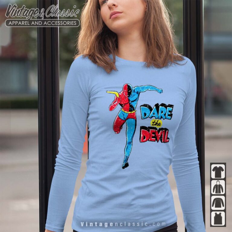 Golden Age Daredevil Comic Design Marvel Longsleeves Golden Age Daredevil Comic Design Marvel Longsleeves