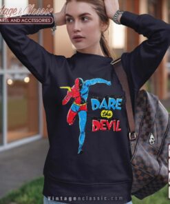 Golden Age Daredevil Comic Design Marvel Sweatshirt