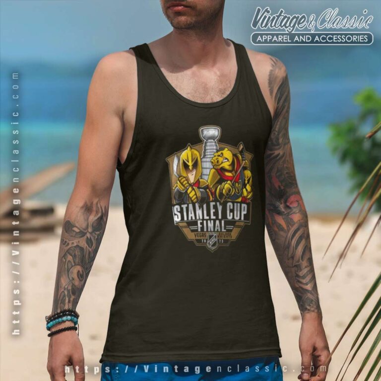 Golden Knights Mascot Stanley Cup Final Tank Top Racerback Golden Knights Mascot Stanley Cup Final Tank Top Racerback