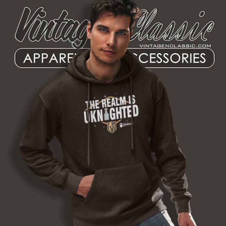 Golden Knights The Realm Is Uknighted Nhl Champs Hoodie Golden Knights The Realm Is Uknighted Nhl Champs Hoodie